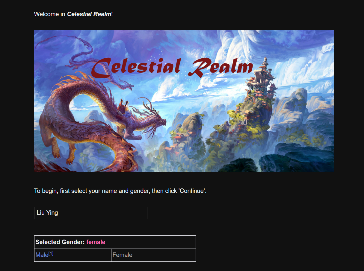 Celestial realm porn game