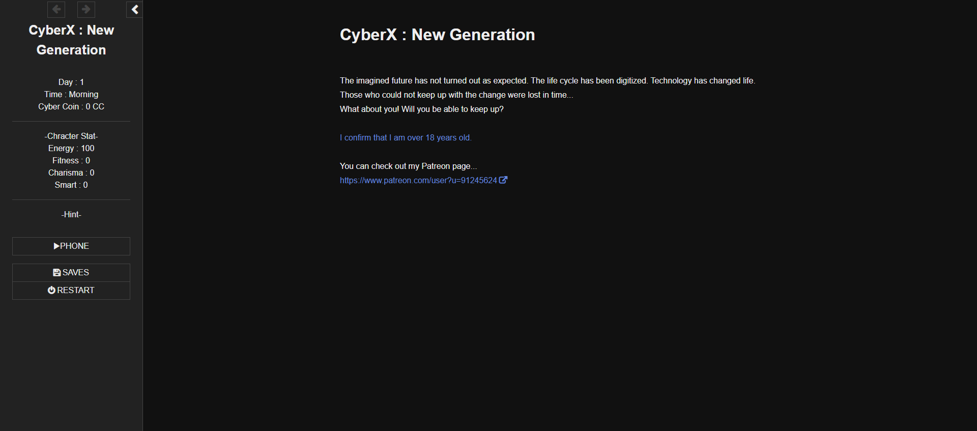 CyberX: New Generation [v0.02] [Fixers] poster