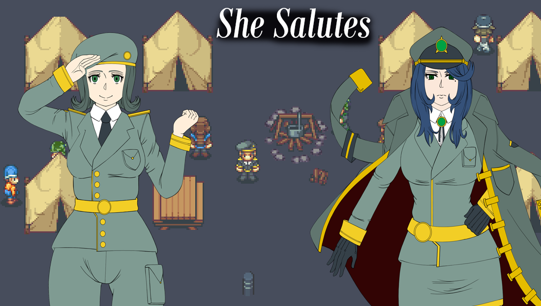 She Salutes poster