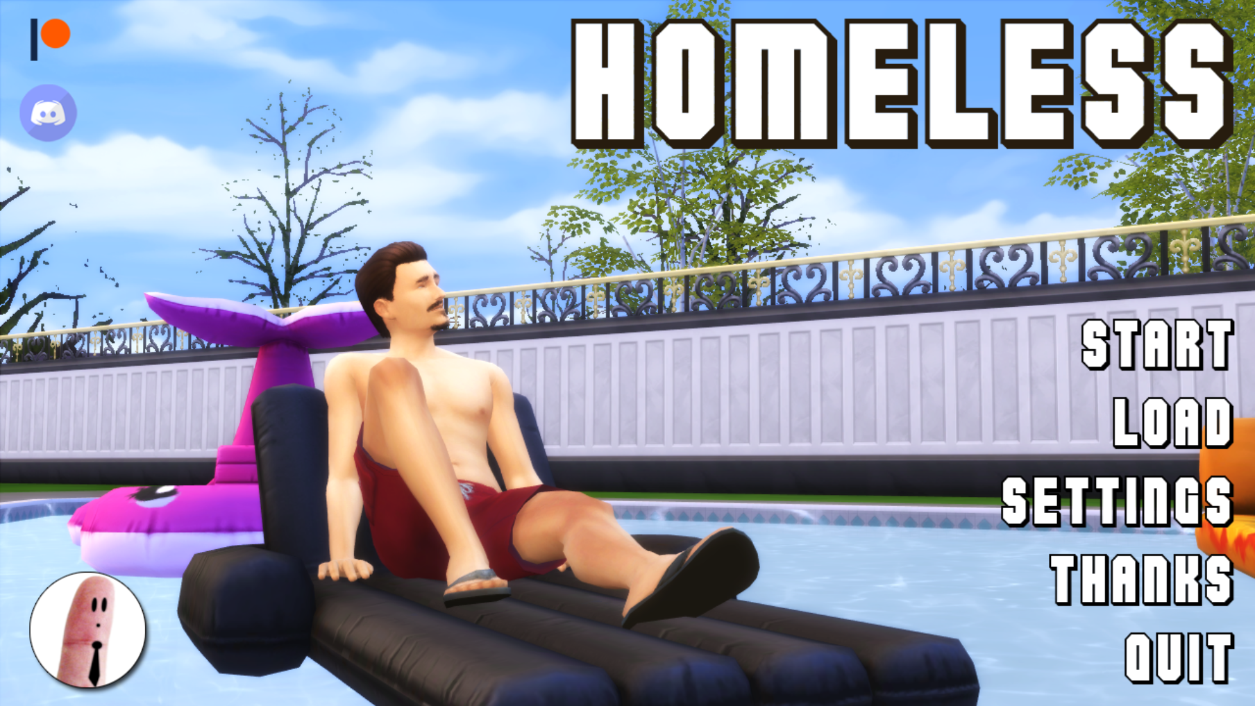 Homeless v0.2 - free game download, reviews, mega pic image