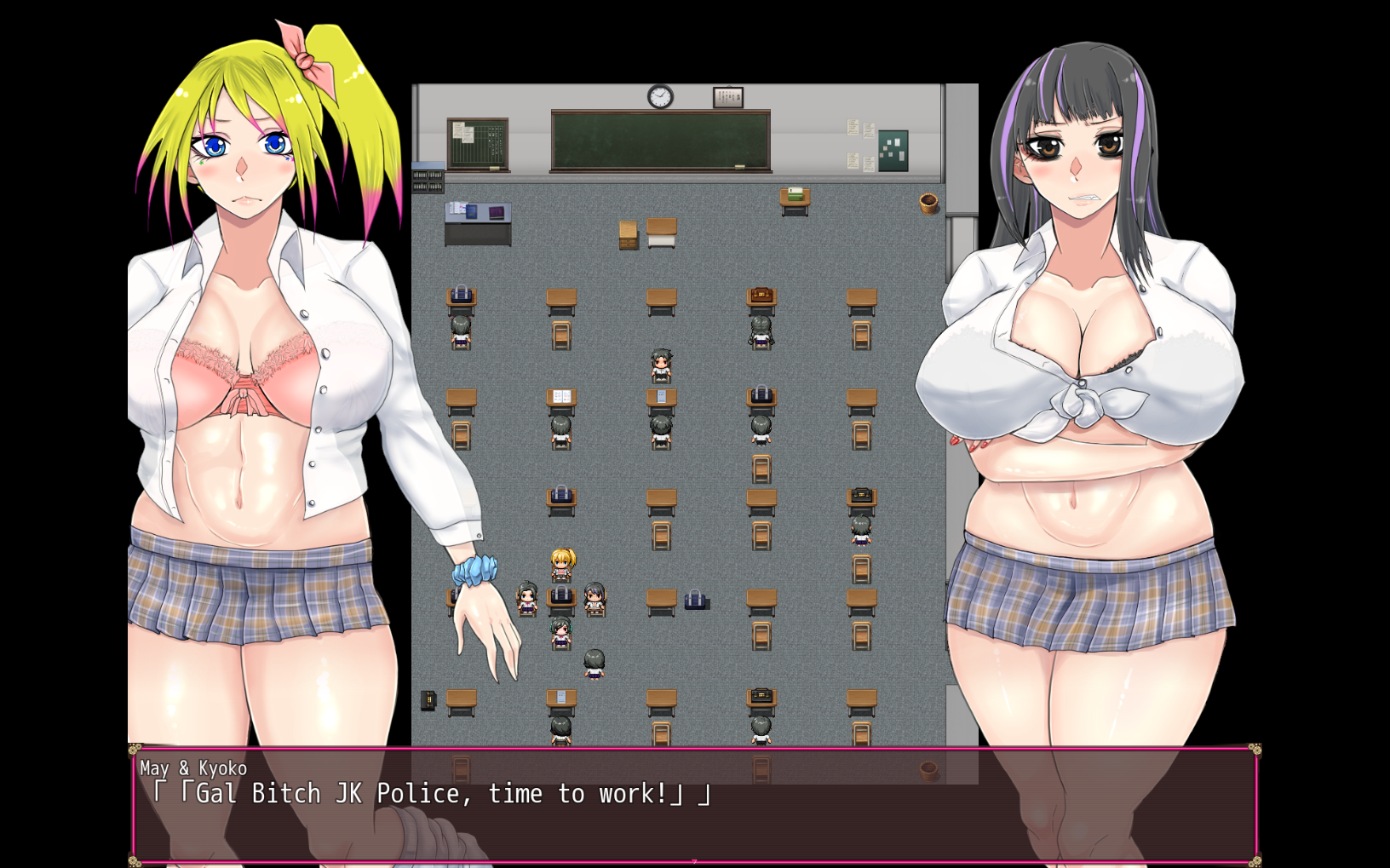 Gal Bitch JK Police May & Kyoko [Final] [Semiageya] - free game download,  reviews, mega - xGames