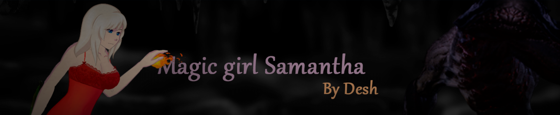 Magic girl Samantha poster