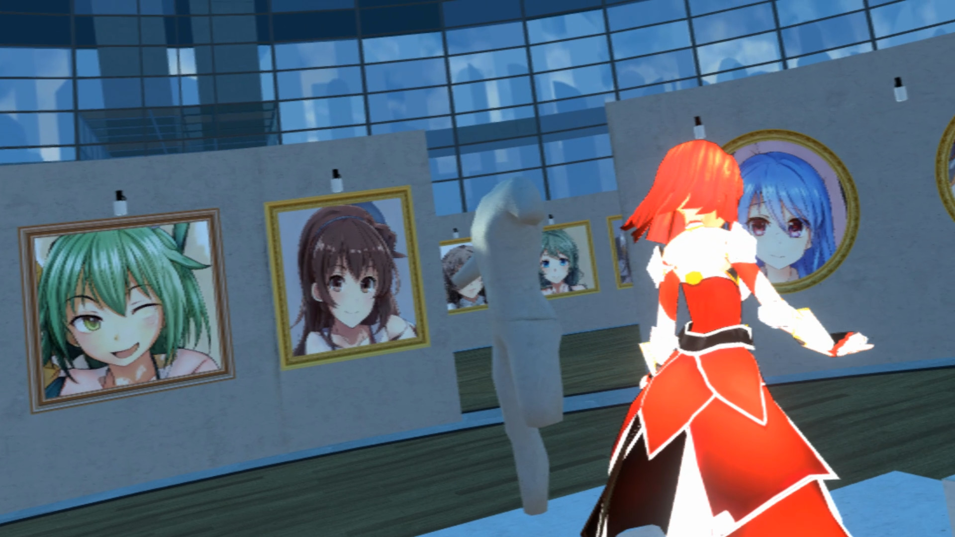 VR GALLERY Cute Anime Girl Exhibition free game