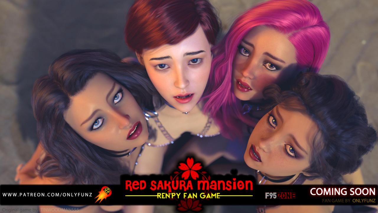 Red Sakura Mansion Fan Game: screenshots.