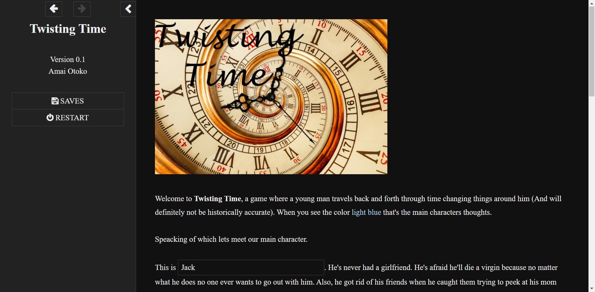 Twisting Time v0.1