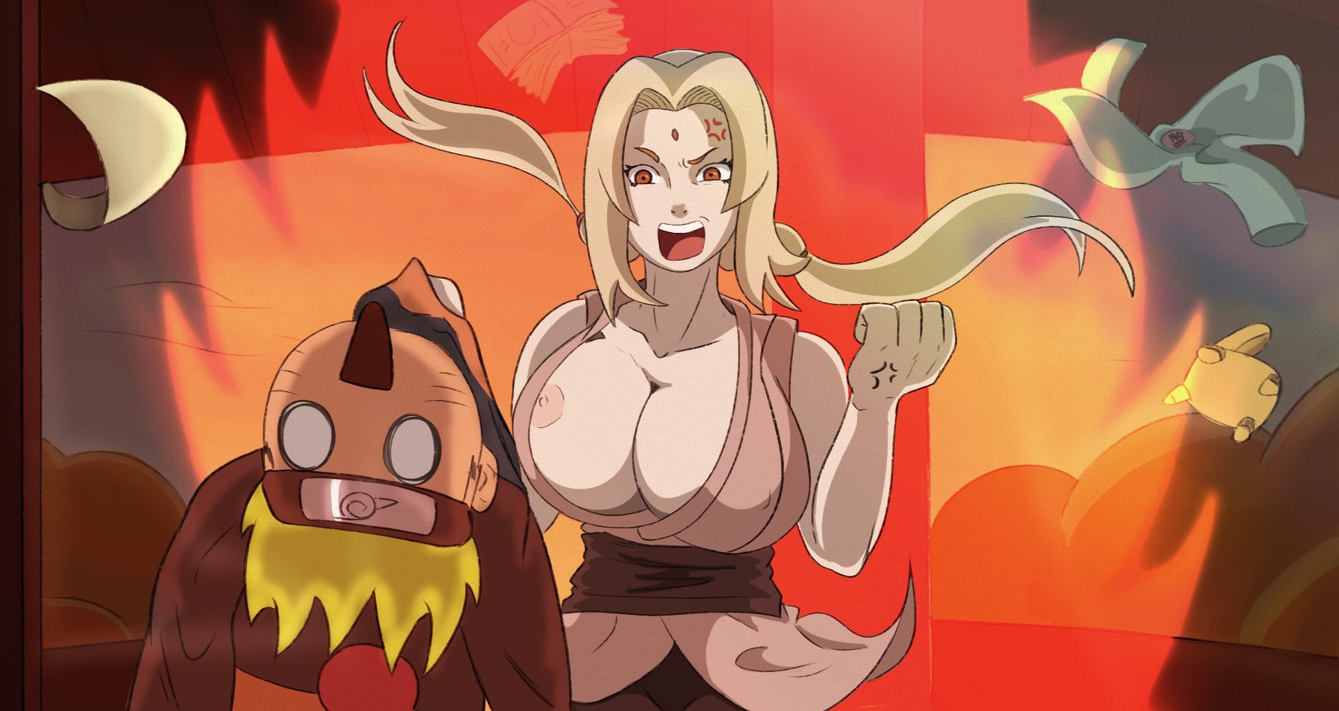 Living with Tsunade [v0.1] [Bitawastaken] v0.1 - free game download,  reviews, mega - xGames