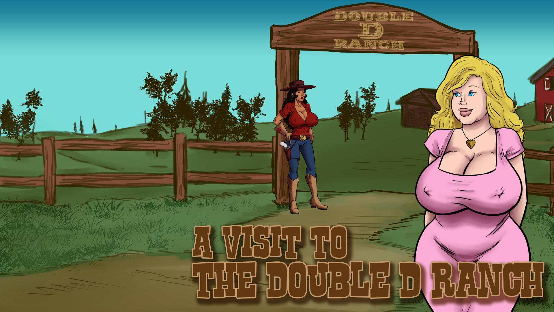 A Visit to the Double D Ranch poster