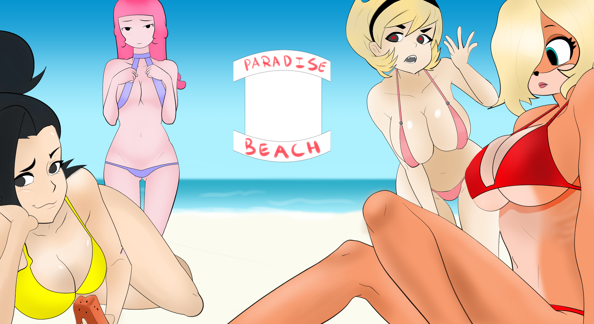 Paradise beach porn game